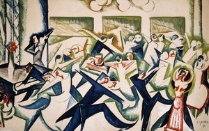 Dansers door Hugo Scheiber