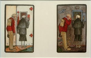 Boer en Dood voor de poorten van Hemel en Hel