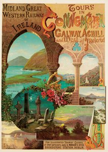 Rondreizen in Connemara, Midland Great Western Railway of Ireland door Hugo d Alesi