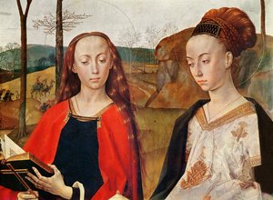 Heilige Margarete en Heilige Maria Magdalena (detail)