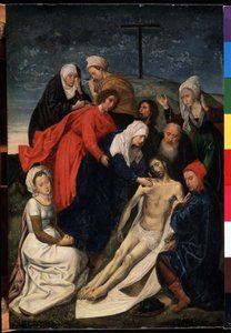 Rouw om de dood van Christus door Hugo van der Goes
