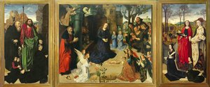 Het Portinari Altaarstuk, ca. 1479 door Hugo van der Goes