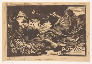 Pomona door Huib Luns (signed by artist)