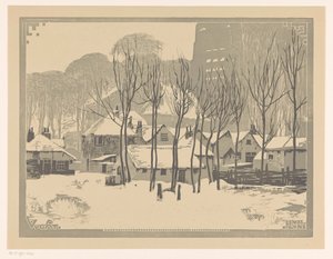 Vught in sneeuw door Huib Luns