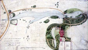 Een tuinplan voor Gosfield Place, Essex