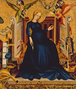 Maria Gravida, fragment van een paneel uit Németújvár, 1409
