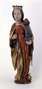 St. Barbara, uit Kassa, 1450-60