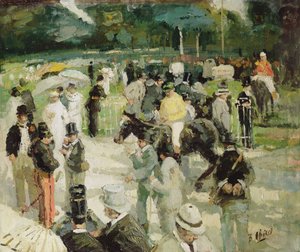 Racen bij Longchamp
