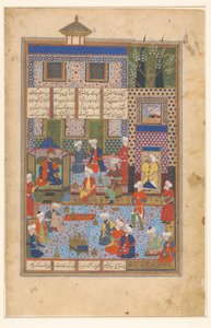 Rustam neemt afscheid van Shah Kai Khusrau