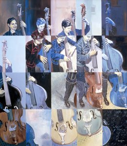 Paula Gardiner, Jazz Bassist, 1998 door Huw S. Parsons