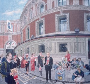 Promenaders bij The Last Night, Royal Albert Hall (detail)