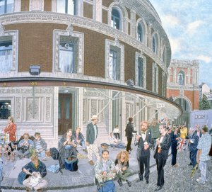 Promenaders bij The Last Night, Royal Albert Hall (detail)