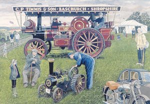 Tractoren op de show, 1993 door Huw S. Parsons