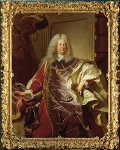 Oostenrijk, Wenen, Portret van Philipp Ludwig Wenzel Graaf van Sinzendorf door Hyacinthe Francois Rigaud