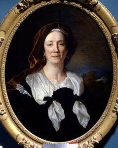 Portret van Marie Serre, moeder van de kunstenaar door Hyacinthe Francois Rigaud