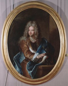 Portret van de Italiaanse diplomaat Anton Giulio II Brignole-Sale (1673-1710) ambassadeur bij koning Lodewijk XIV door Hyacinthe Francois Rigaud