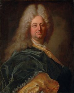 Portret van de Markies de la Mesangere door Hyacinthe Francois Rigaud