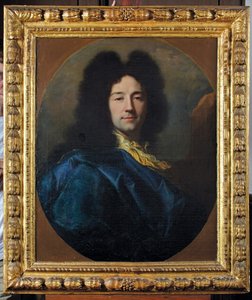 Zelfportret, genaamd De Blauwe Jas door Hyacinthe Francois Rigaud