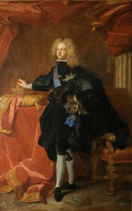 Filips V, koning van Spanje 1683-1746, 1701 door Hyacinthe François Honoré Rigaud