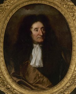 Portret van Jean de La Fontaine 1621-1695 door Hyacinthe François Honoré Rigaud