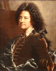 Zelfportret. door Hyacinthe Rigaud