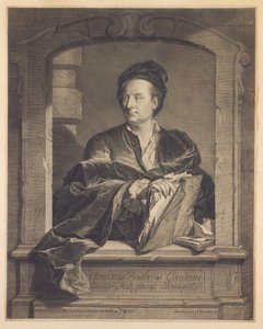 Dokter Claude Deshais Gendron, gegraveerd door J. Daulle, ca. 1737 door Hyacinthe Francois Rigaud