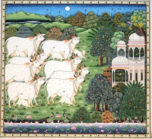 Sacred Cows Moonlit Palace door IMAGINEERS STUDIO