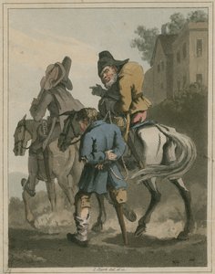 Illustratie uit Hudibras door Samuel Butler door I Clark