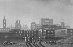 Paleizen van Pashov Menzikov, Apraxin &c. Belgorod, Moskou, 1817