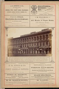 [Gebouw aan Market Street, San Francisco]. door I. W. Taber