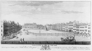 Leicester Square, 1753 door I. after Maurer