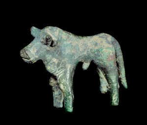 Iberische beschaving: bronzen stier. Parijs, Musee Picasso