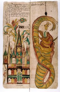 Valhalla en de Midgard Serpent, 1680 door Icelandic School