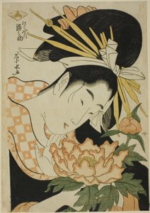 De courtisane Somenosuke van de Matsubaya