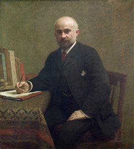 Adolphe Jullien (1840-1932) 1887 door Ignace Henri Jean Fantin Latour
