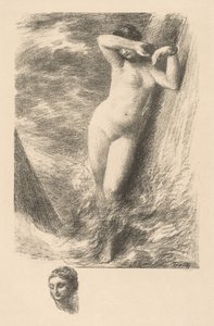 Andromeda, 1901 door Ignace Henri Jean Fantin Latour