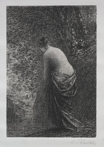 Staande bader, 1879 door Ignace Henri Jean Fantin Latour
