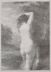 Staande badende, 1899 door Ignace Henri Jean Fantin Latour