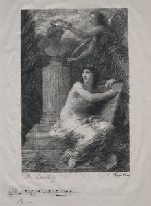 À Berlioz door Ignace Henri Jean Fantin Latour