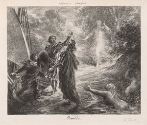 Rinaldo door Ignace Henri Jean Fantin Latour