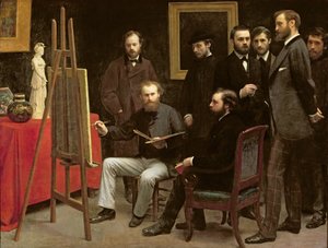 Atelier in Batignolles, 1870
