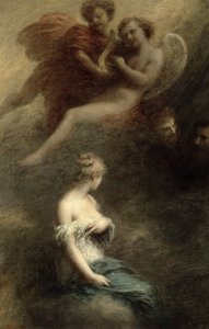 De verdoemenis van Faust, 1888 door Ignace Henri Jean Fantin Latour