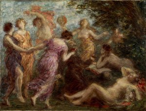 De Verleiding van Sint Antonius door Ignace Henri Jean Fantin Latour