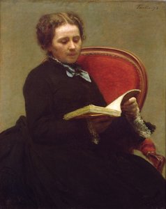 Victoria Dubourg (1840-1926) 1873 door Ignace Henri Jean Fantin Latour