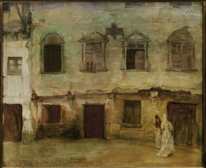 Ignacio Zuloaga / Straat in een oude Castiliaanse stad – 1894 door Ignacio Zuloaga y Zabaleta