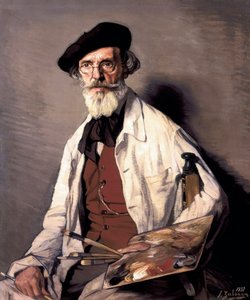 Portret van de schilder Pablo Uranga (1861-1934) 1937