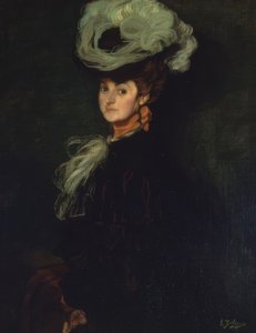 Portret van Annie Bourdin – 1906 door Ignacio Zuloaga y Zabaleta