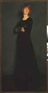Portret van Madame Malinowska door Ignacio Zuloaga y Zabaleta