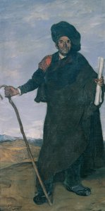 Portret van de dichter Don Miguel door Ignacio Zuloaga y Zabaleto