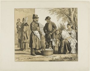 Scènes uit het Russische volksleven